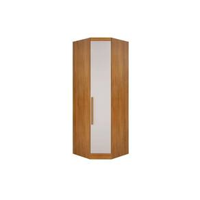 Guarda Roupa Closet Casal de Canto Oblíquo Rizon/Linea c/ 1 Porta Cumaru/Fendi 25 - Novo Horizonte