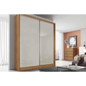 Guarda Roupas 2 Portas de Correr e 3 Gavetas Virtus/Toledo Cumaru/Fendi 25 - Novo Horizonte