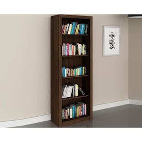 Estante Livreiro Solteiro ME4104 c/ 4 Prateleiras Rústico - Tecno Mobili