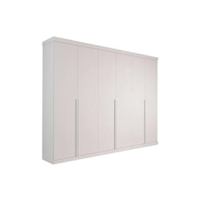 Guarda Roupa Casal 6 Portas e 6 Gavetas Guarapari Branco - Panan