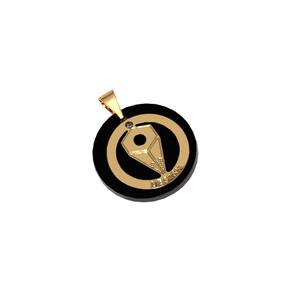 Pingente Curso Profissão Designer Folheado Ouro 18k