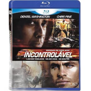 Blu Ray - Incontrolável - Denzel Washington - Chris Pine