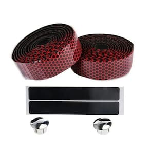 Fita Guidão Speed Silicone Gel Antiderrapante O Par Vermelho