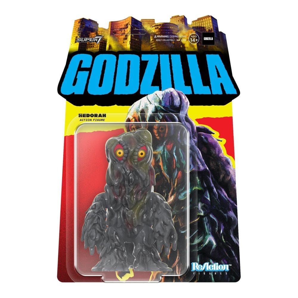 Boneco de ação Super7 Toho Godzilla Hedorah 9,5 cm colecionável