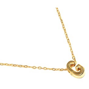 Colar Cordão Inicial Letra G Lembrancinha Folheado 18k