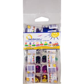 Lantejoula Metalizada Vermelha 10Mm Potes 2G