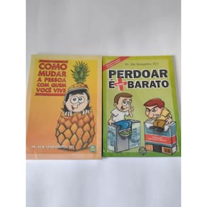 Kit 2 Livros Como Mudar A Pessoa Com Quem Você Vive & Perdoar É Mais Barato