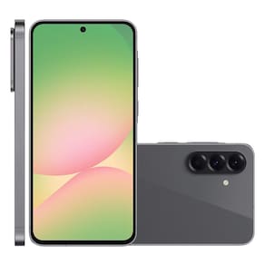 Smartphone Samsung Galaxy A56, Câmera Tripla, 128 GB, 5G, Preto - A566E