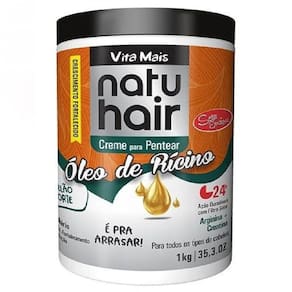 Creme para Pentear Natuhair Óleo de Rícino Vita Mais 1kg