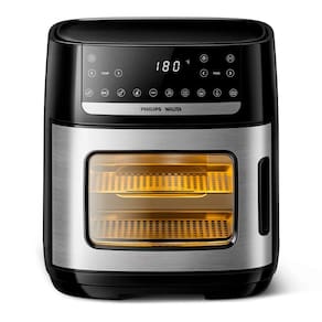 Fritadeira Airfryer Philips Walita AI551 - 127V - 12 Litros - 1600W - Dois Andares - Prata