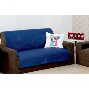 Protetor Pet De Sofá Impermeavel 02 Lugares Marinho