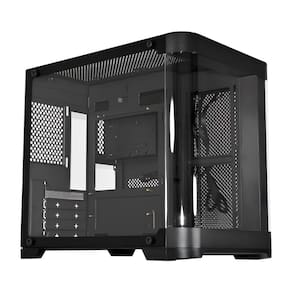 Gabinete Gamer Aquário K-Mex Curva Micro CG-01AG - Vidro Temperado - M-ATX - Preto - CG01AGRH001CB0X
