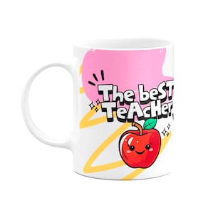 Caneca Professores - The best Teacher - Exclusiva da prof