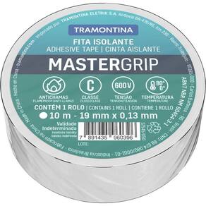 Fita Isolante Classe C 0,13x19 Mm Tramontina Branca 10 M