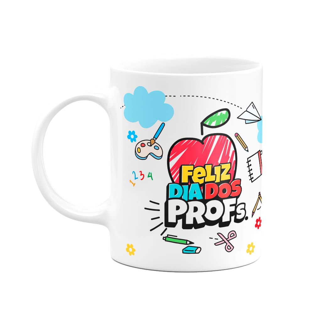 Caneca Professores - Feliz dia dos profs