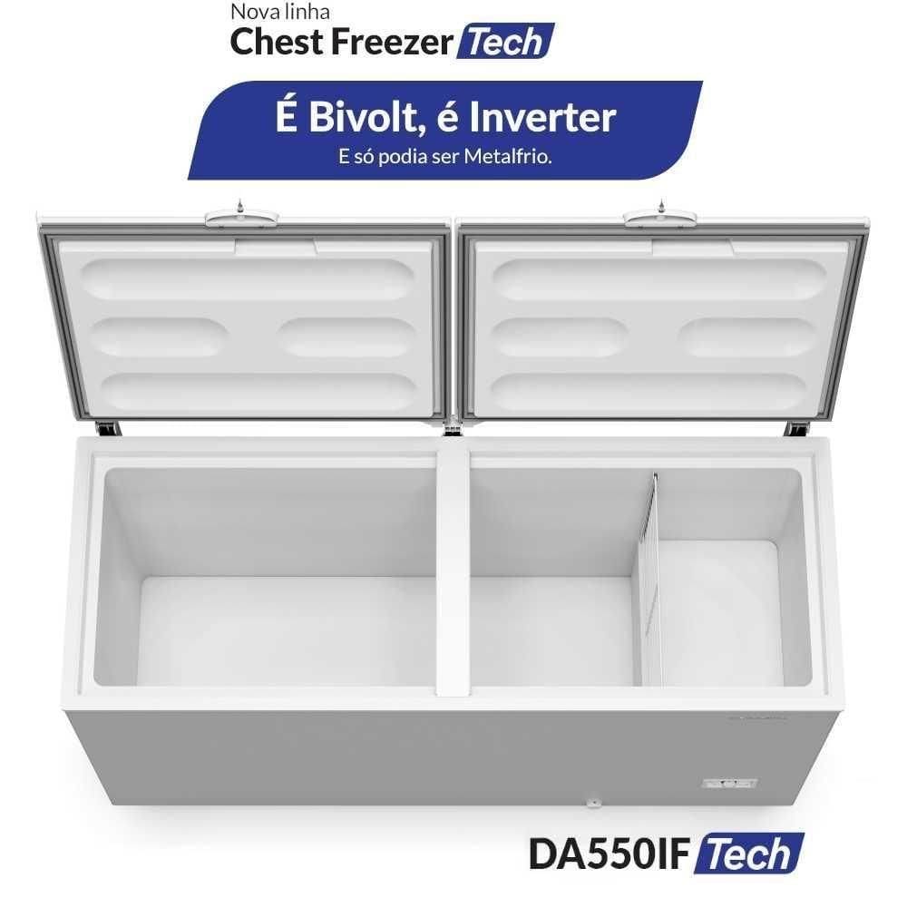 Freezer Horizontal Inverter Dupla Ação 543L | Casas Bahia