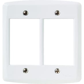 Placa Horizontal Lux² 6 Postos 4 X 4 Branca - Tramontina