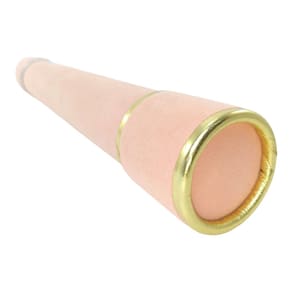 Canudo de formatura camurça salmão com dourado