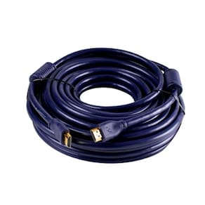 Cabo Hdmi 2.0 4K Hd 15 Metros Conectores Folheados