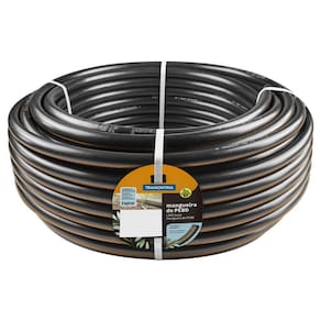 Mangueira Para Irrigação 3/4" Tramontina Preta Em Pebd 1 Camada 100 M - 2,0 Mm