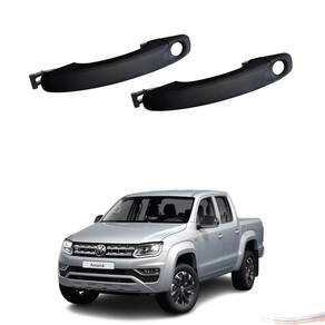 Par Maçanetas Externas Dianteiras C- Furo Amarok Após 2010