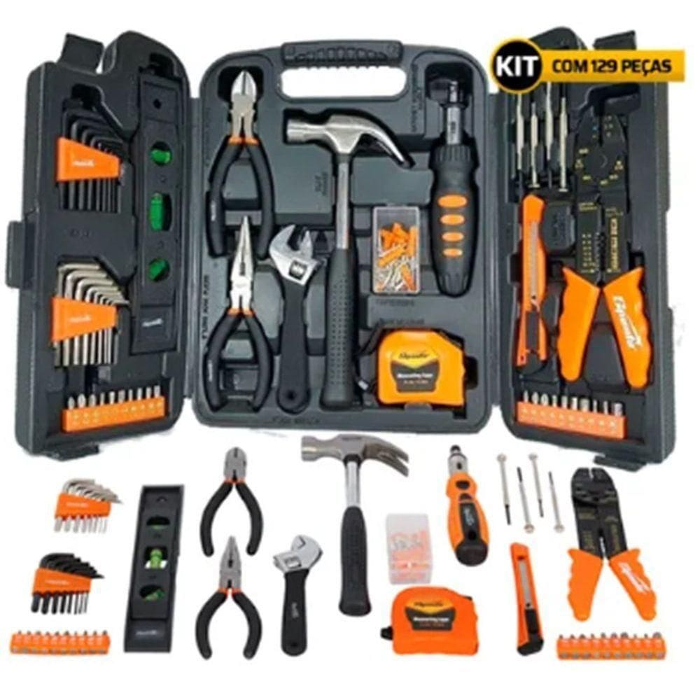 Kit Com 129 Peças Para Profissionais