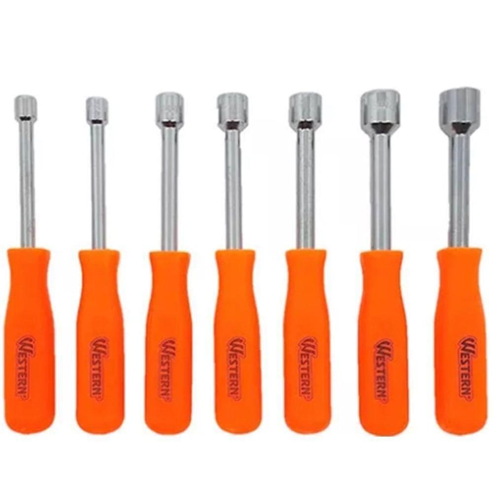 Chave Canhão 5Mm A 13Mm 7 Peças