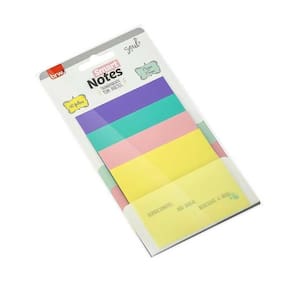Bloco Adesivo Smart Notes Transparente Pastel 40 Folhas