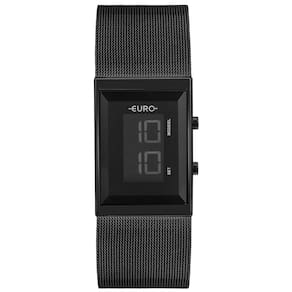 Relógio Euro Feminino Fashion Fit Glam Preto - Eubjf313ac-4p
