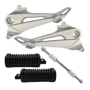 Suporte Pedaleira Fan Titan150 2014 2015 Par Pedaleira Eixo