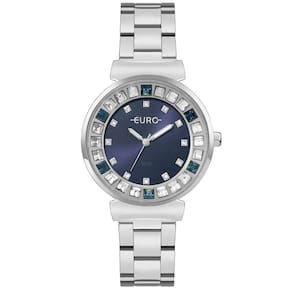 Relógio Euro Feminino Stones Prata - Eu2035yxw-4a