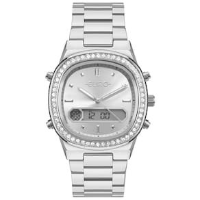 Relógio Euro Feminino Fashion Fit Sporty Prata - Eubj3890abb-4k Relógio Euro Feminino Ff Sporty Prata - Eubj3890abb-4k