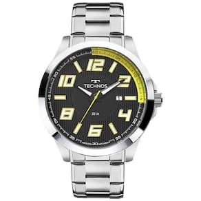 Relógio Technos Masculino Racer Prata - 2115kne-1y 2115kne-1y