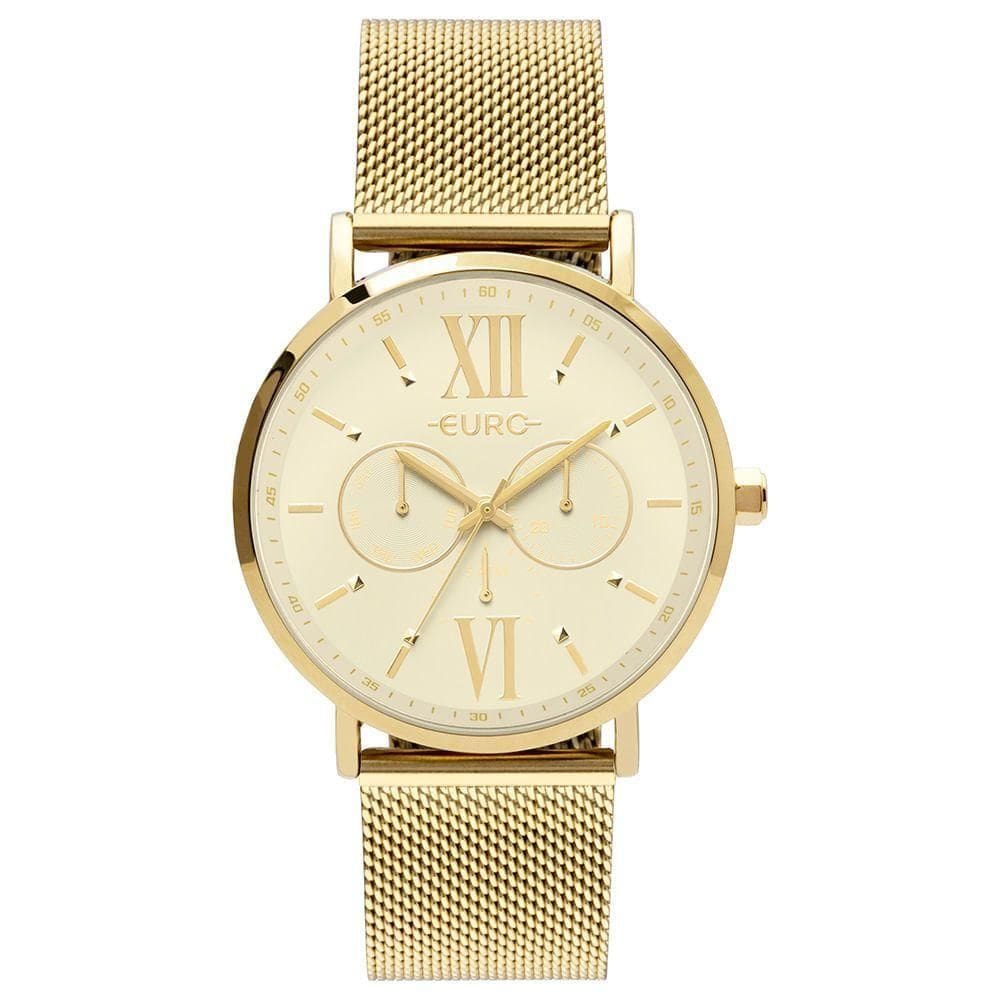 Relógio Euro Feminino Multiglow Dourado - Eu6p29ahts-4d Eu6p29ahts-4d