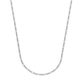 Corrente Prateada Masculina Elo 3 Por 1 - 3Mm