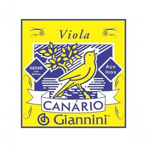 Corda Para Viola Giannini Gesvb Serie Canario Bolinha Aco