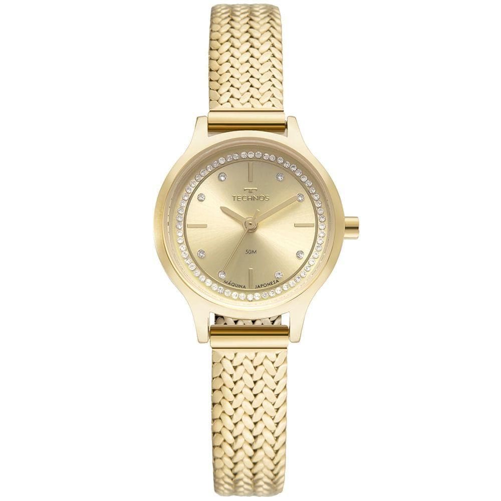 Relógio Technos Feminino Mini Dourado - Gl32au-1h