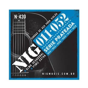 Encordoamento P/ Violão Aço Nig N430 11/52 - Ec0239