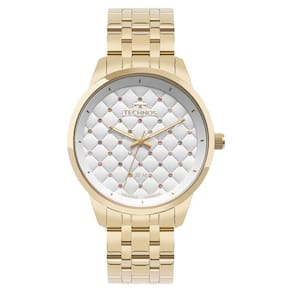 Relógio Technos Feminino Brilho Dourado - 2035naf-1b 2035naf-1b