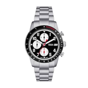 Relógio Fossil Masculino Sport Tourer Prata - Fs6045-1kn Fs6045-1kn