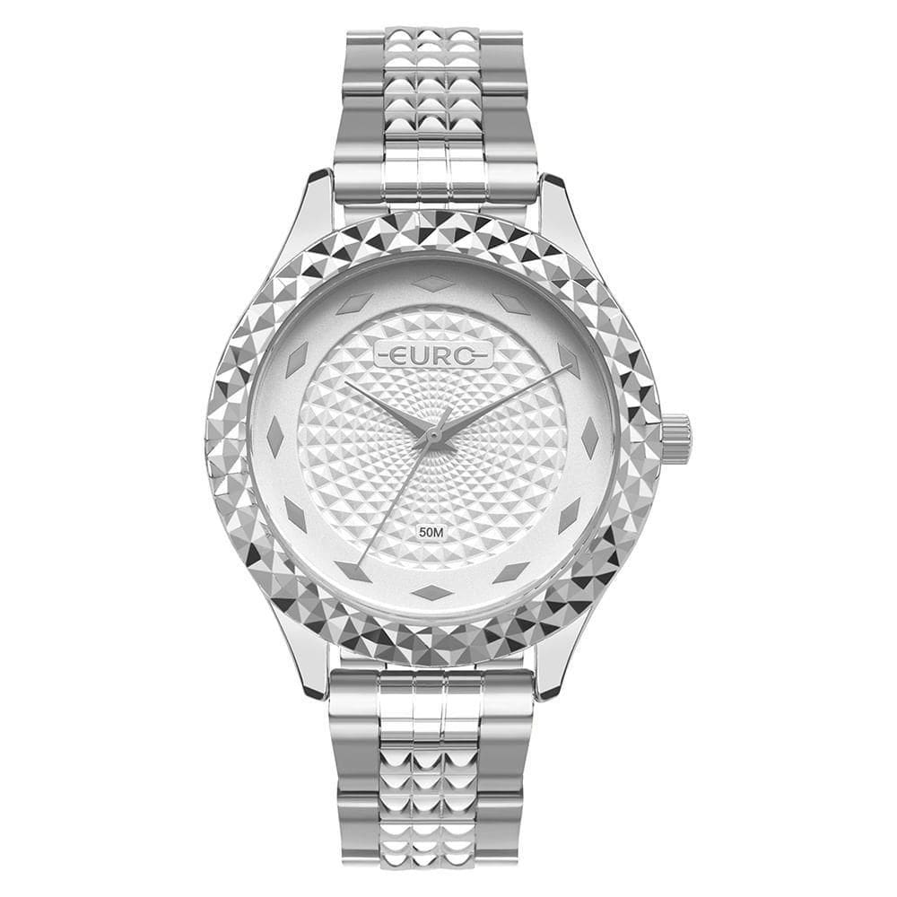 Relógio Euro Feminino Glitz Prata - Eu2035ywc-4k Eu2035ywc-4k