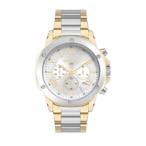 Relógio Euro Feminino Big Case Bicolor - Eujs25ae-4b Eujs25ae-4b