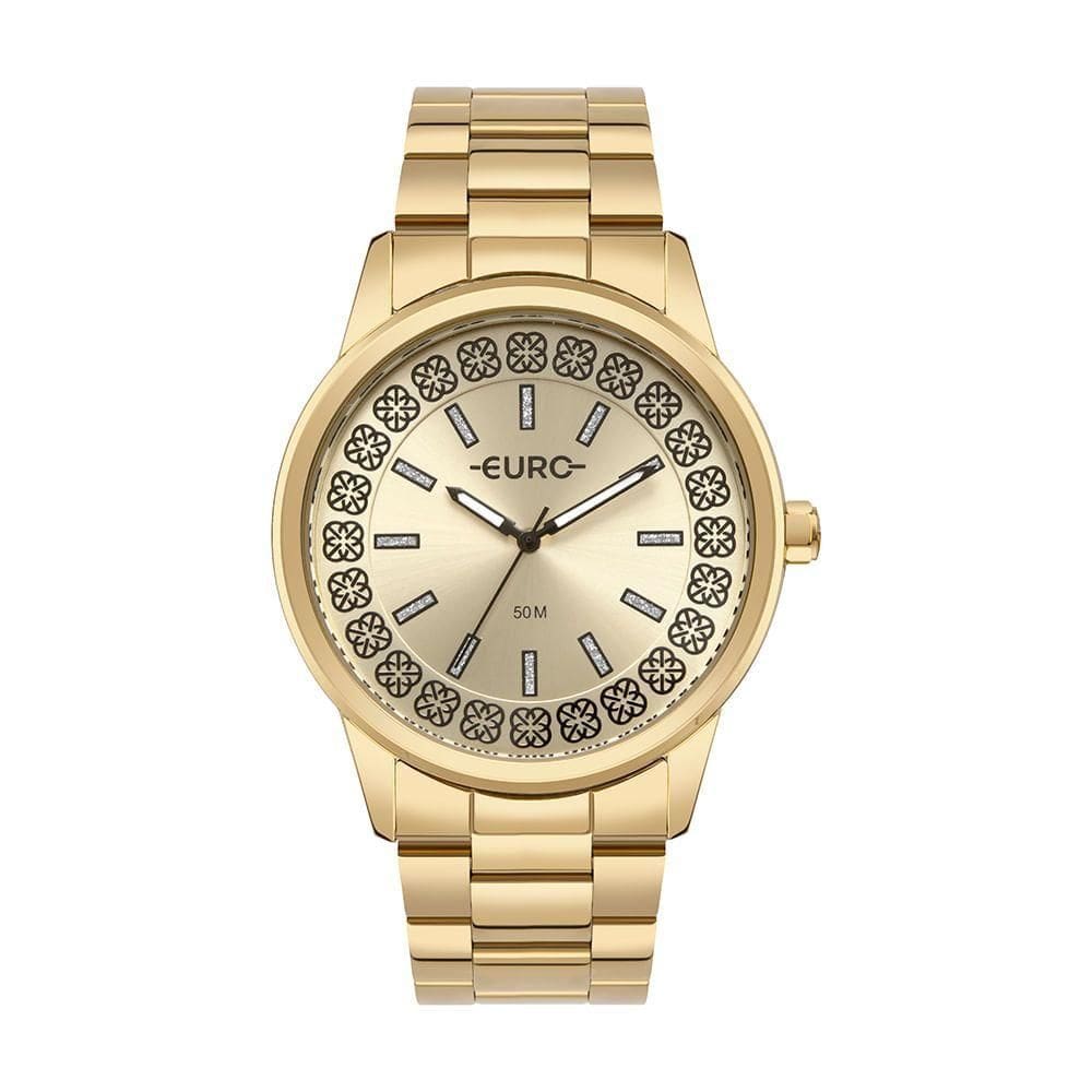 Relógio Euro Feminino Glitz Dourado - Eu2035yvy-4d Eu2035yvy-4d