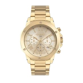 Relógio Euro Feminino Big Case Dourado - Eujs25ad-4d Eujs25ad-4d