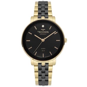Relógio Technos Feminino Ceramic-saphire Preto - 2035mzl-1p 2035mzl-1p