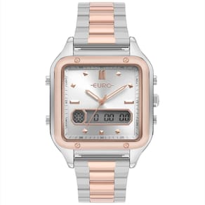 Relógio Euro Feminino Fashion Fit Sporty Bicolor - Eubj3890aau-4j Eubj3890aau-4j