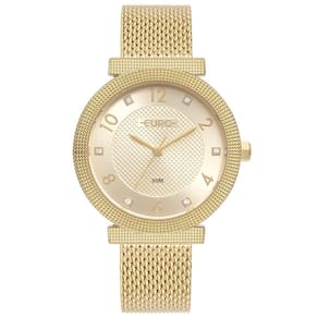 Relógio Euro Feminino Glitz Dourado - Eu2036yuo-4d Eu2036yuo-4d