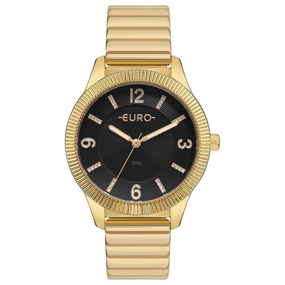 Relógio Euro Feminino Glitz Dourado - Eu2036yuv-4p