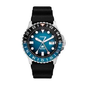 Relógio Fossil Masculino Blue Prata - Fs6049-2kn Fs6049-2kn