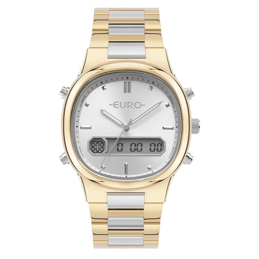Relógio Euro Feminino Fashion Fit Sporty Bicolor - Eubj3890aaz-4k Eubj3890aaz-4k